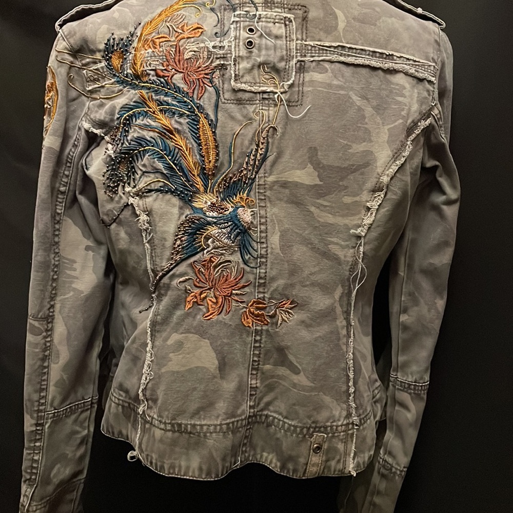 PsJ Camouflage Denim /Cropped Jacket